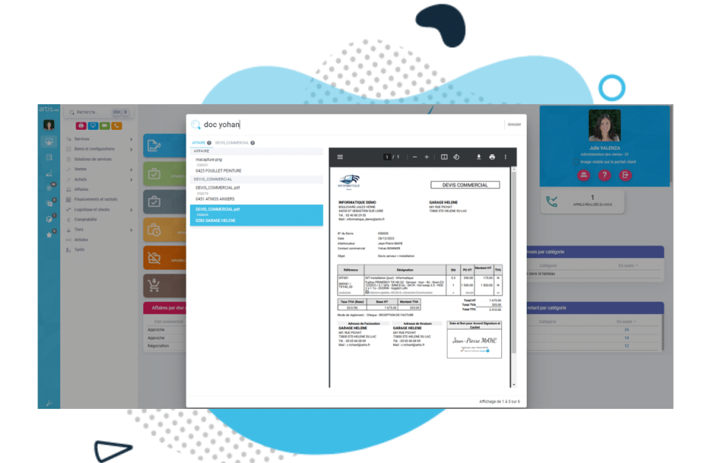 Recherche rapide ERP V4.0